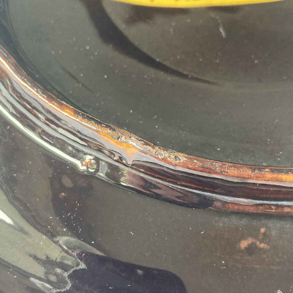 Friedrich Ernst FRANK (* 1862, † 1920) para Johann WANZENRIED - Plato con traje tradicional «Berna» en cerámica - Mayólica de Thun - Imagen 8