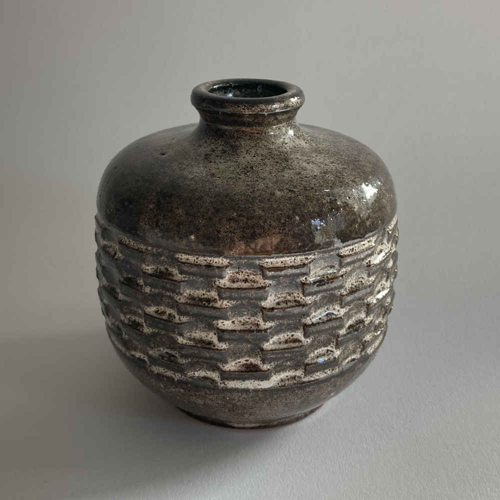 Fritz WAESCH - Vaso strutturato in ceramica - studio ceramica