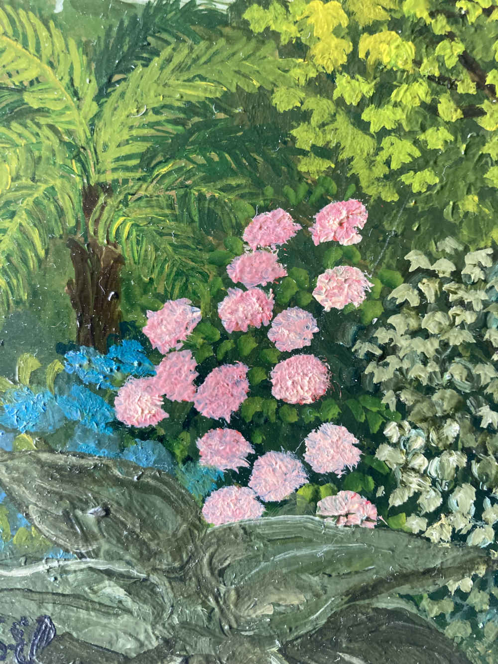 Geneviève TERVER-NOËL (* 1934) - In den Hügeln des Südens - Öl auf Leinwand – Bild 10