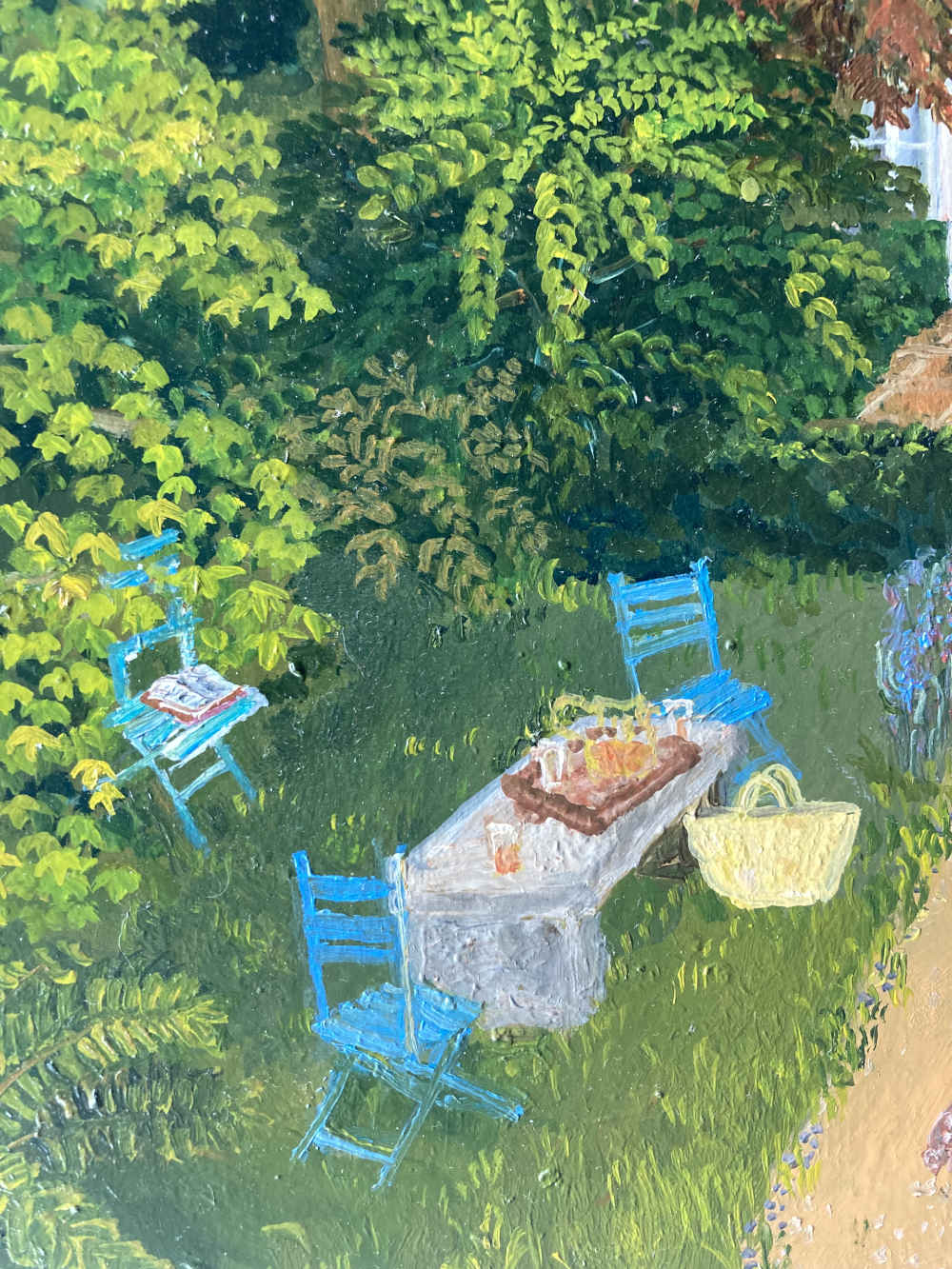 Geneviève TERVER-NOËL ( * 1934) – In the Hills of the South – Oil on canvas - Image 3