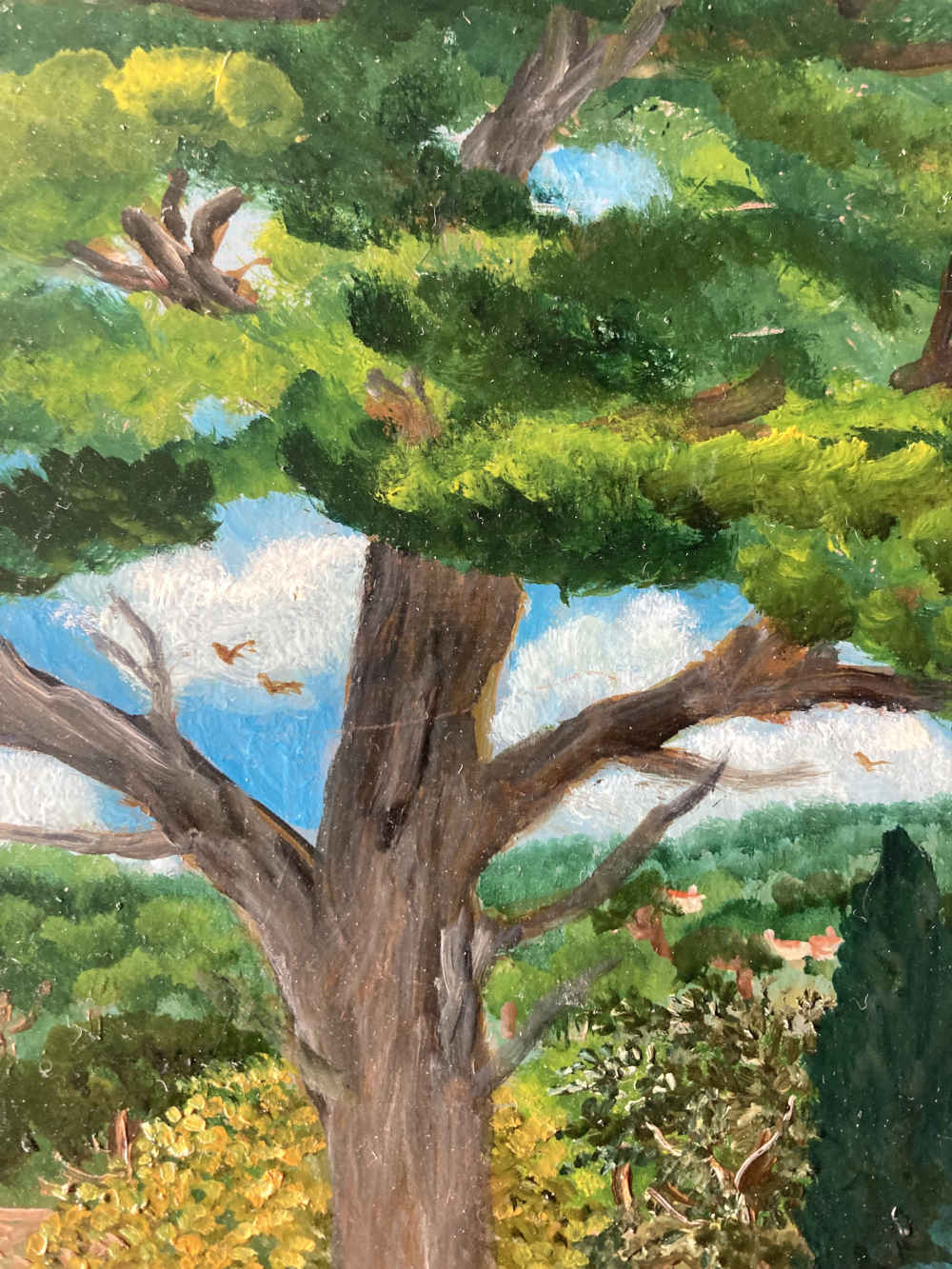 Geneviève TERVER-NOËL ( * 1934) – In the Hills of the South – Oil on canvas - Image 8