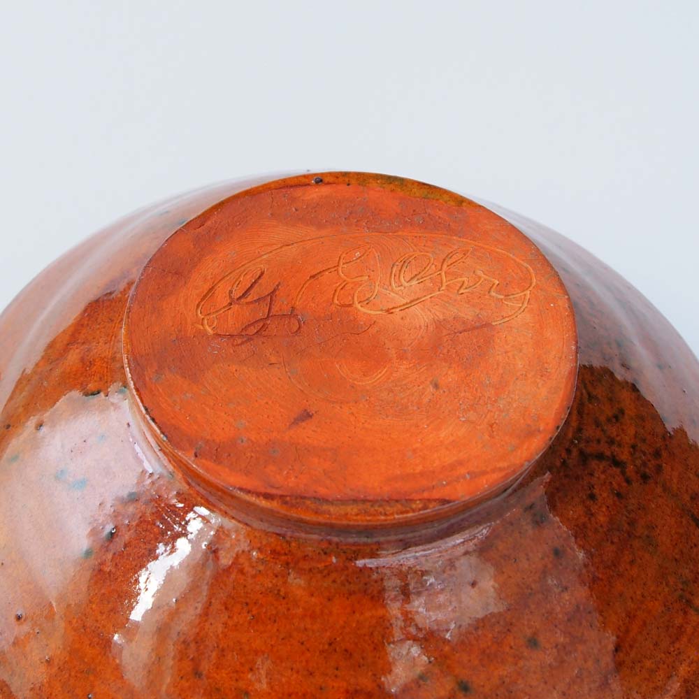 George E. OHR (* 1857, † 1918) – Bowl of circa 1895 - Studio Pottery - Image 12