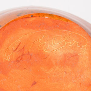 Firma di ceramica di George E. Ohr: G E Ohr.
