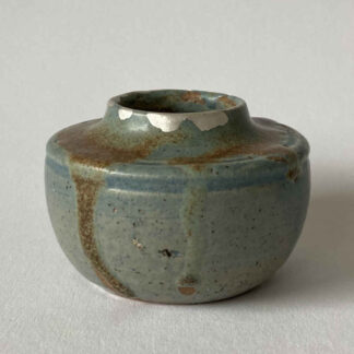 Georges HOENTSCHEL (* 1855, † 1915) - Vase aus Keramik mit Gintsugi restauriert - Studiokeramik