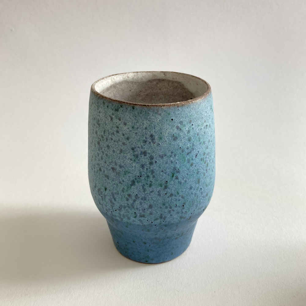 Gerda KÖRTING (* 1911, † 2000) - Cinq gobelets en céramique - poterie d'atelier – Image 4