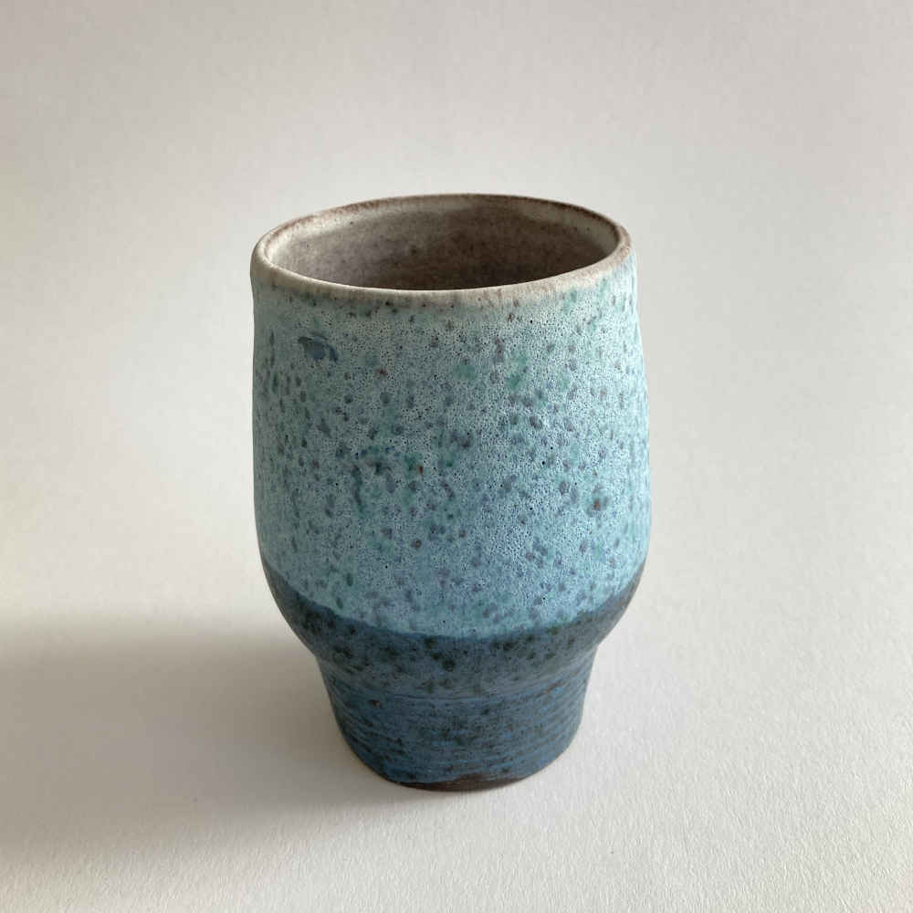 Gerda KÖRTING (* 1911, † 2000) - Cinq gobelets en céramique - poterie d'atelier – Image 6