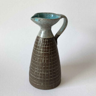 Gerda KÖRTING (* 1911, † 2000) – Brocca con turchese - Ceramica della RDT