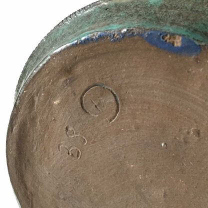 Gerhard DÖLZ (* 1926, † 2007) - Vase vert structuré - poterie d'atelier – Image 2