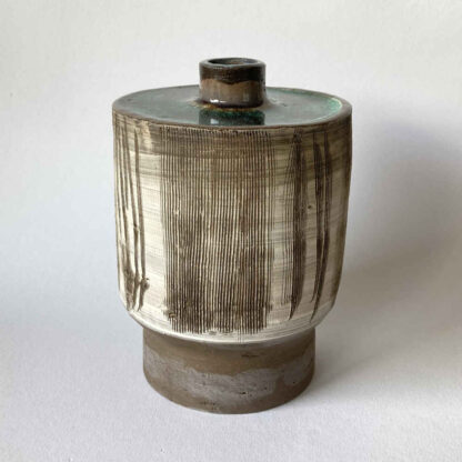 Gerhard DÖLZ (* 1926, † 2007) - Vase sculptural en céramique - poterie d'atelier – Image 2