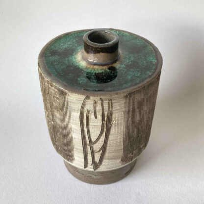 Gerhard DÖLZ (* 1926, † 2007) - Vase sculptural en céramique - poterie d'atelier – Image 6
