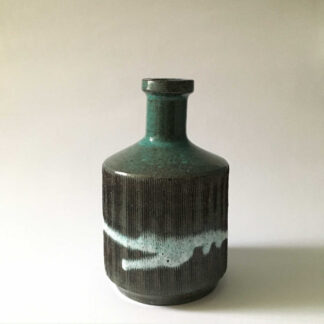 Gerhard DÖLZ (* 1926, † 2007) – Vaso verde con struttura - studio ceramica