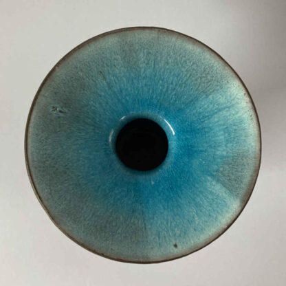 Gerhard DÖLZ (* 1926, † 2007) - Vaso a piastra con blu - Studio ceramica - immagine 5