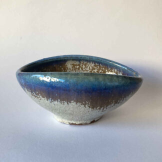 Gerhard MEISEL (* 1903, † 1979) – Coupelle ovale – Céramique d'atelier