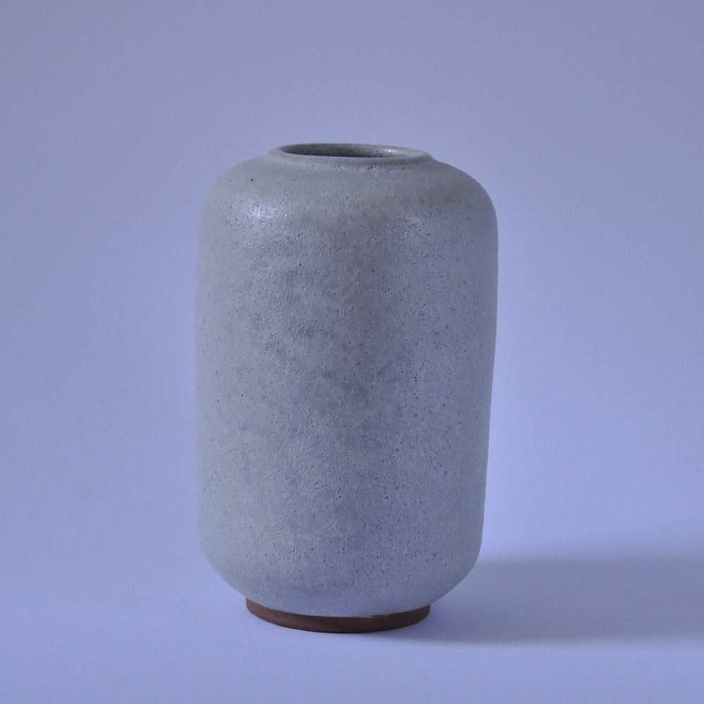 Gerhard MEISEL (* 1903, † 1979) - Jarrón gris-blanco - cerámica de taller - Imagen 4