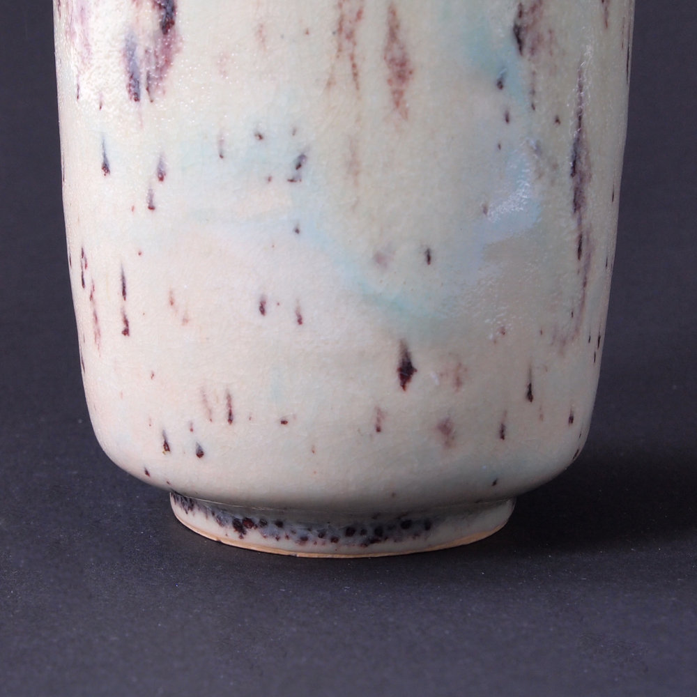 Gusso REUSS (* 1885, † 1962) - Vaso giallo (primi anni '50) - studio ceramica - immagine 7