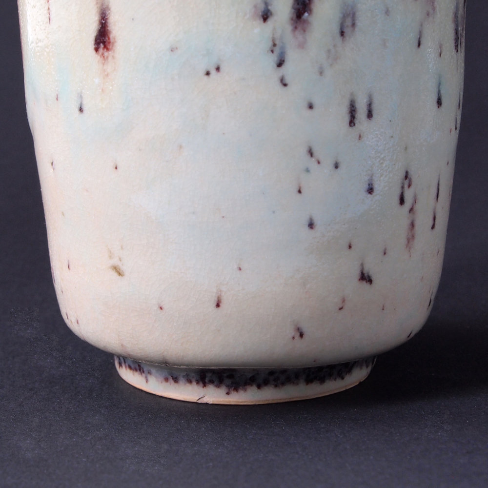 Gusso REUSS (* 1885, † 1962) - Vaso giallo (primi anni '50) - studio ceramica - immagine 8