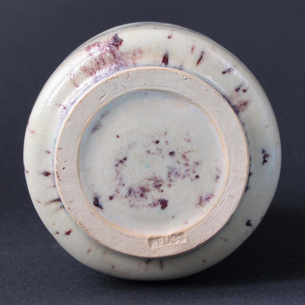 Gusso REUSS (* 1885, † 1962) - Vaso giallo (primi anni '50) - studio ceramica - immagine 9