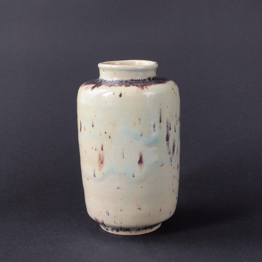 Gusso REUSS (* 1885, † 1962) - Vaso giallo (primi anni '50) - studio ceramica - immagine 4