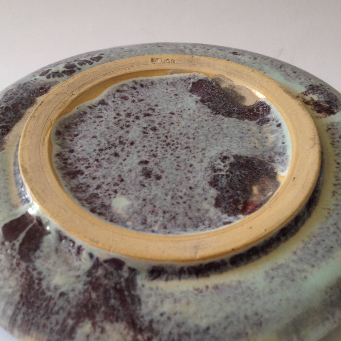 Gusso REUSS (* 1885, † 1962) – Plate - Studio Pottery - Image 4