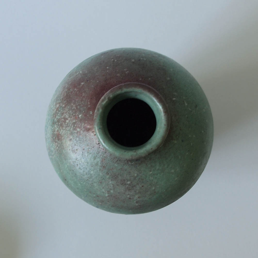 Hans BERBER-CREDNER (* 1908, † 1998) – Grüne Vase - Studiokeramik – Bild 4