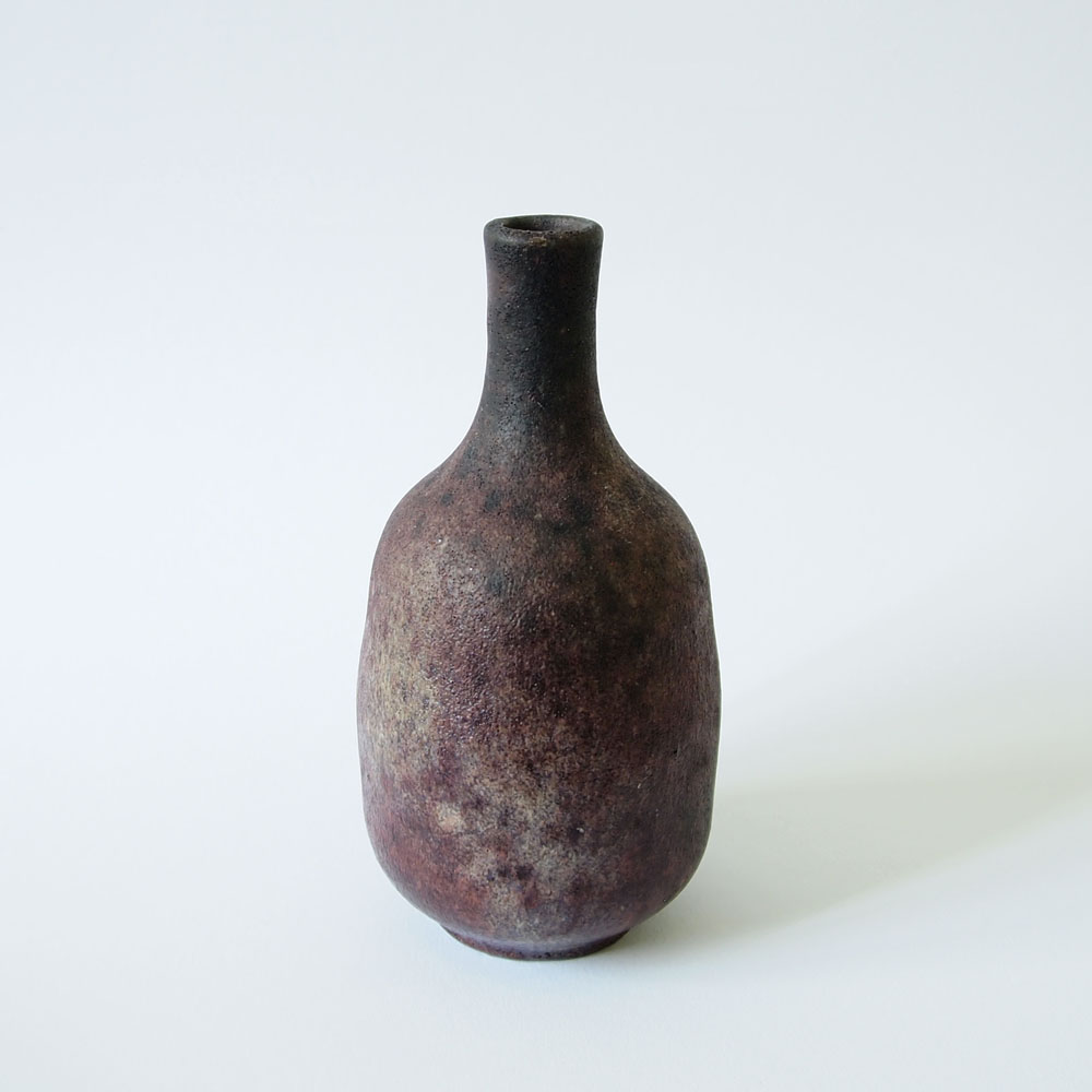 Hans BERBER-CREDNER (* 1908, † 1998) – Jarrón granate - cerámica de taller - Imagen 2