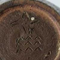 Signature de Hans Berber-Credner : Une étoile sur trois rangées d'ondes.