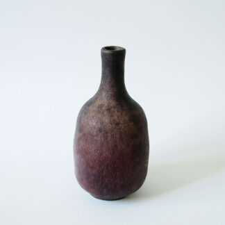Hans BERBER-CREDNER (* 1908, † 1998) – Garnet Red Vase - Studio Pottery