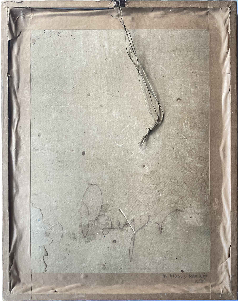 Hans Walter BEYER (* 1878, † 1963) - Dipinto a pastello - Giochi di luce in un paesaggio invernale dell'Engadina nei pressi di Ftan - immagine 4