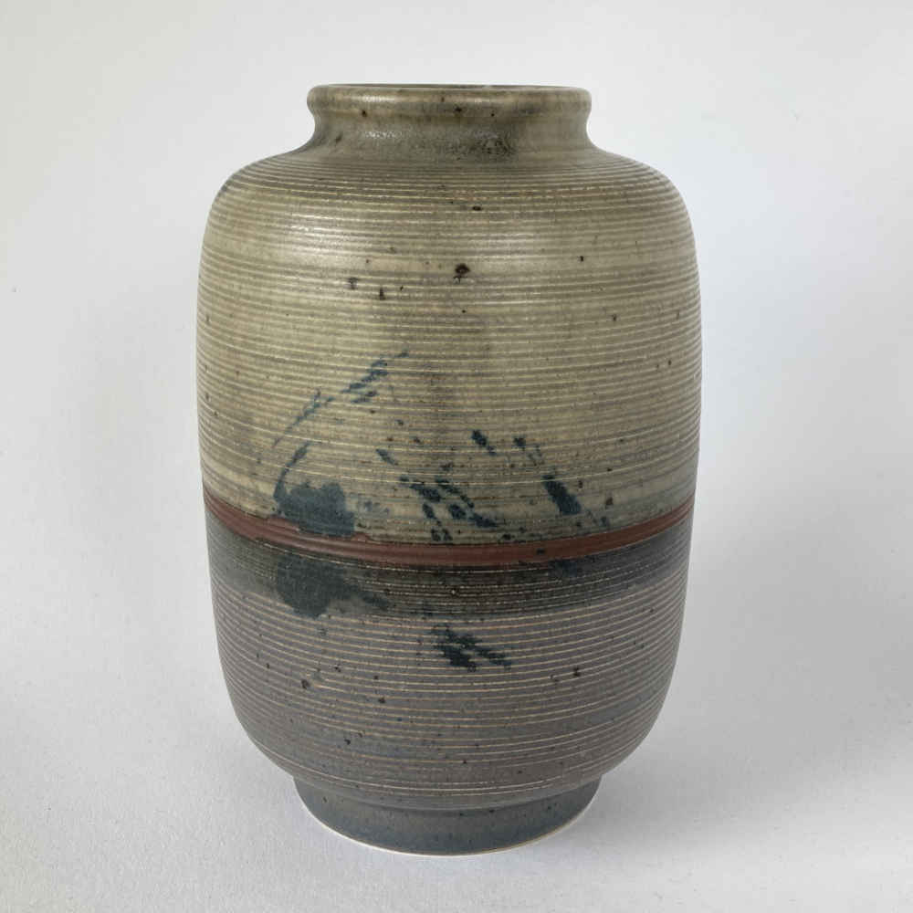 Heidi KIPPENBERG (* 1941) - Vaso tachista - studio ceramica - immagine 4