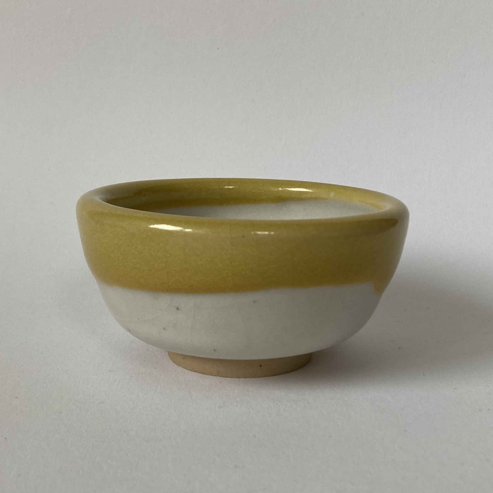 Heidi KIPPENBERG (* 1941) - Yellow and white bowl - Studio Pottery - Image 2