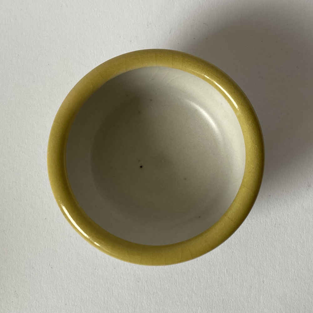 Heidi KIPPENBERG (* 1941) - Yellow and white bowl - Studio Pottery - Image 5