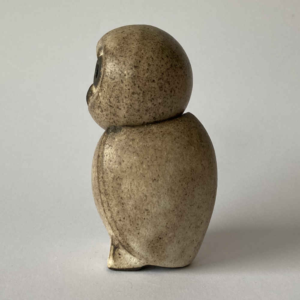 Heiner Hans KÖRTING (* 1911, † 1991) – Búho de cabeza giratoria (original taller de Heiner Körting) – Cerámica de taller - Imagen 5