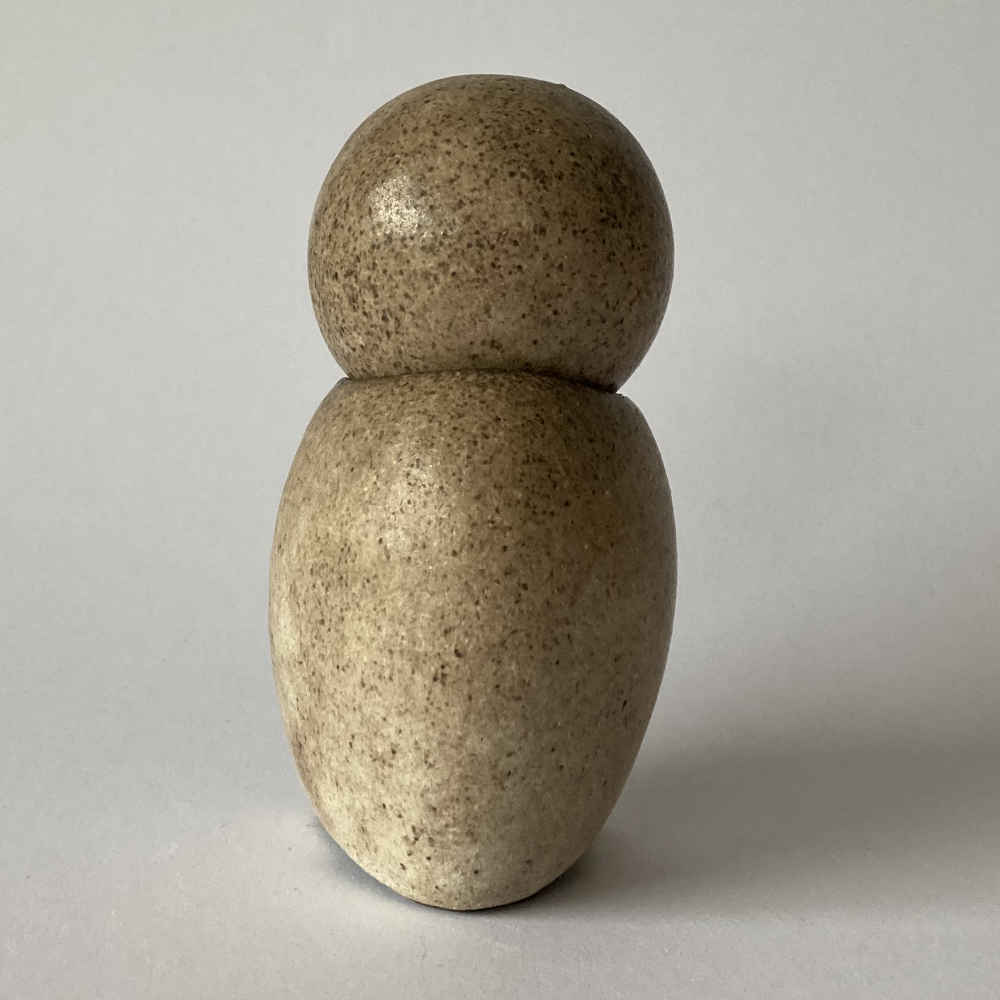 Heiner Hans KÖRTING (* 1911, † 1991) – Búho de cabeza giratoria (original taller de Heiner Körting) – Cerámica de taller - Imagen 7