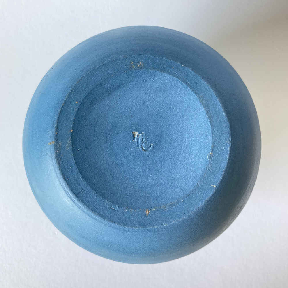 Heiner Hans KÖRTING (* 1911, † 1991) - Jarrón de cerámica azul - cerámica de taller - Imagen 6