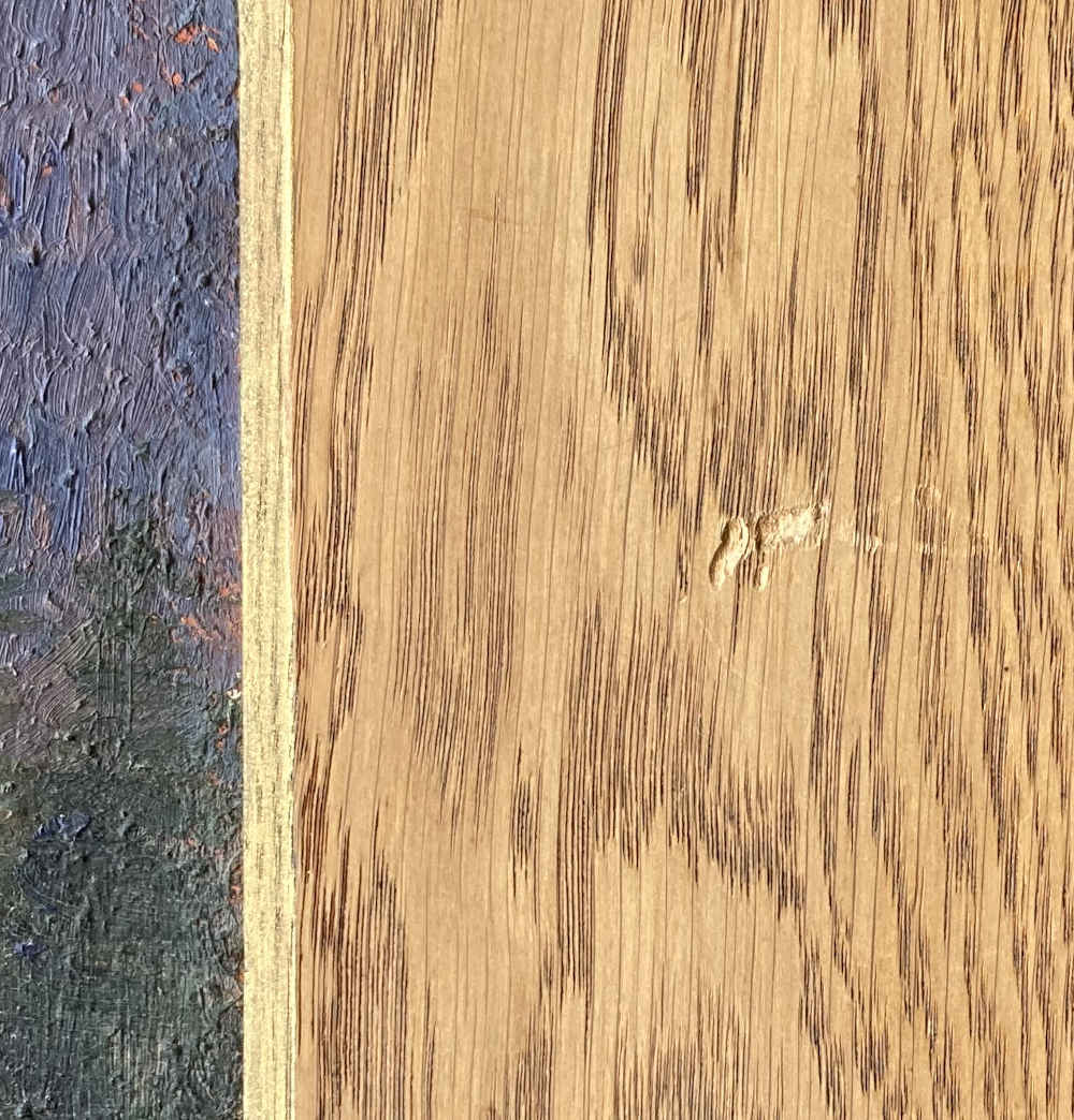 Henriette MEYRAT (* 1874, † 1954) - Hügellandschaft in Abenddämmerung - Öl auf Leinwand – Bild 5