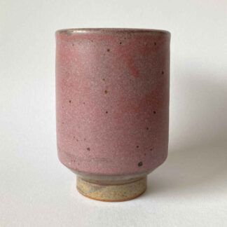 Horst KERSTAN (* 1941, † 2005) - Vase-gobelet rose - Céramique d'atelier