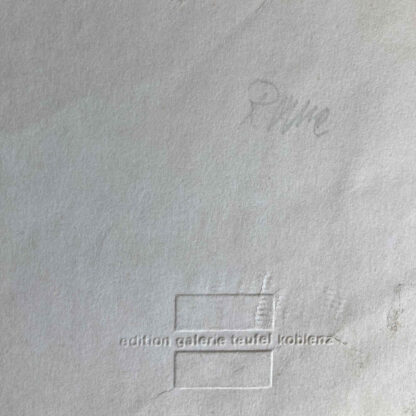 Horst RAVE (* 1941, † 2009) - Konkrete Kunst - Siebdruck o.T. – Bild 2