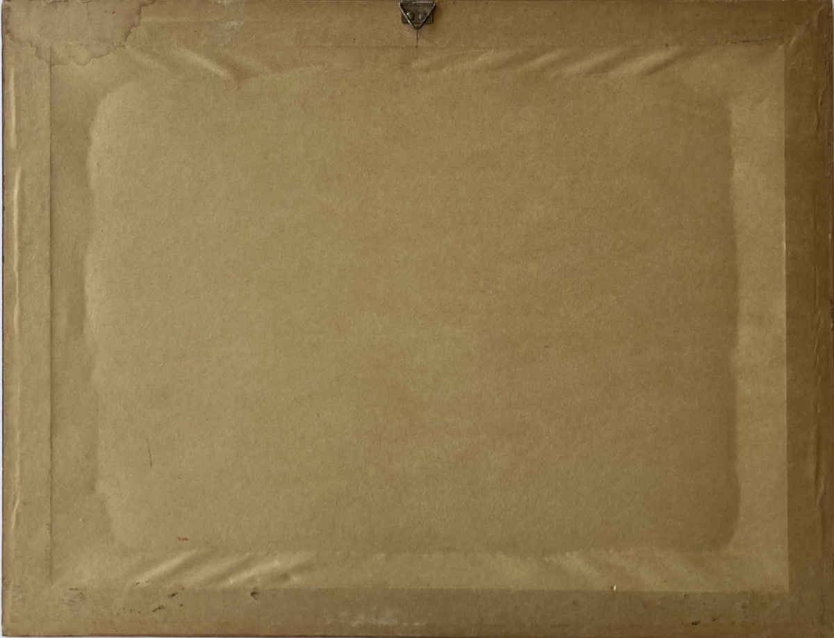 Hugo FREY (* 1878, † 1939) - Pradera frente al bosque - Cuadro en acuarela - Imagen 4