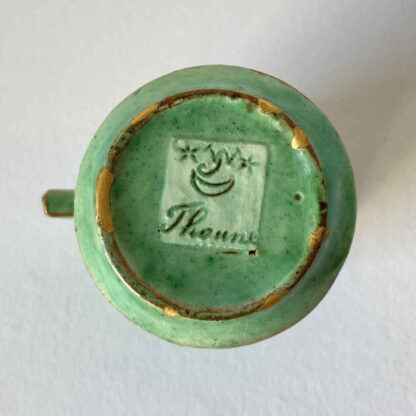 Johann WANZENRIED (* 1847, † 1895) - Jarra de leche con reparación kintsugi - Thun mayólica (Thoune) - Imagen 9