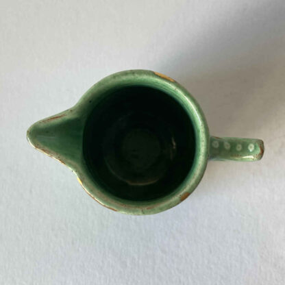 Johann WANZENRIED (* 1847, † 1895) - Jarra de leche con reparación kintsugi - Thun mayólica (Thoune) - Imagen 8