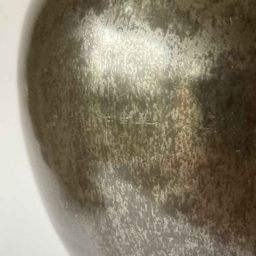 Johannes LEẞMANN (* 1903, † 1944) - Vaso con smalto a lustro marrone - Studio ceramica - immagine 4