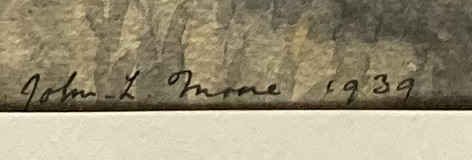Signature of John Lysaght Moore: John L. Moore.