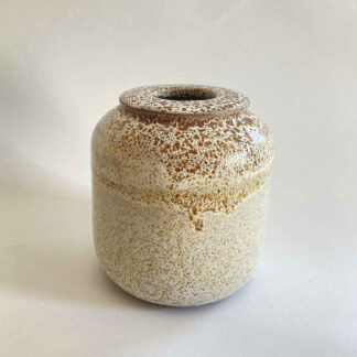 Karl JÜTTNER (* 1921, † 2006) - Jarrón en forma de bote de mostaza - cerámica de taller