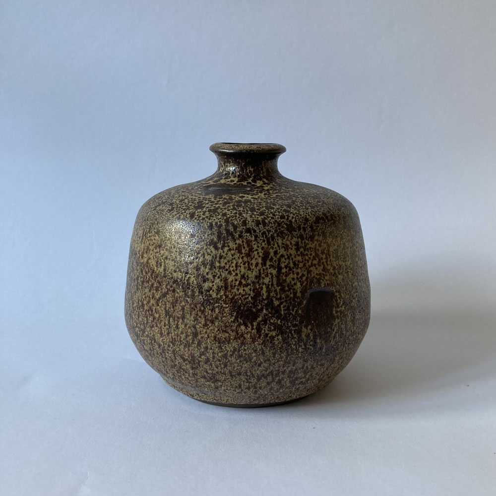 Karl JÜTTNER (* 1921, † 2006) - Vase trapézoïdal - poterie d'atelier
