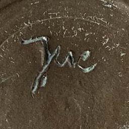 Signature de cerámique de Karl Jüttner : Jue.