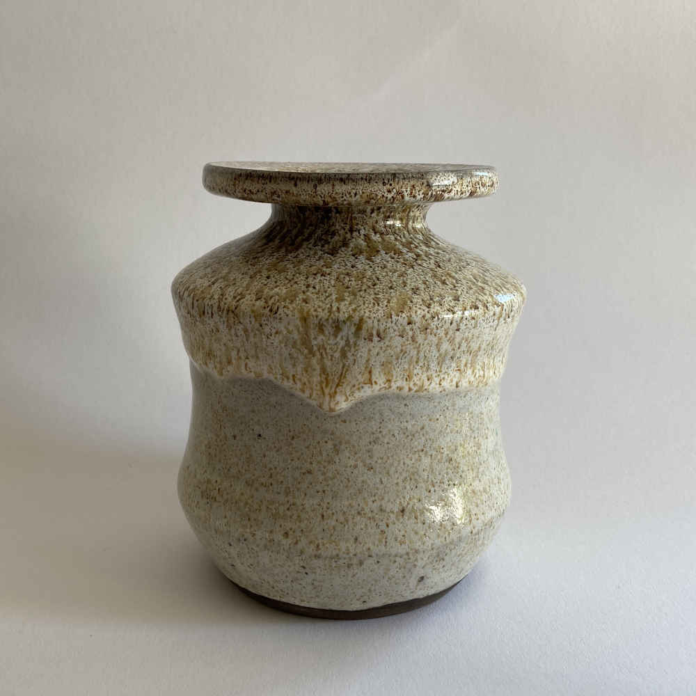 Karl JÜTTNER (* 1921, † 2006) - Vaso concavo - studio ceramica