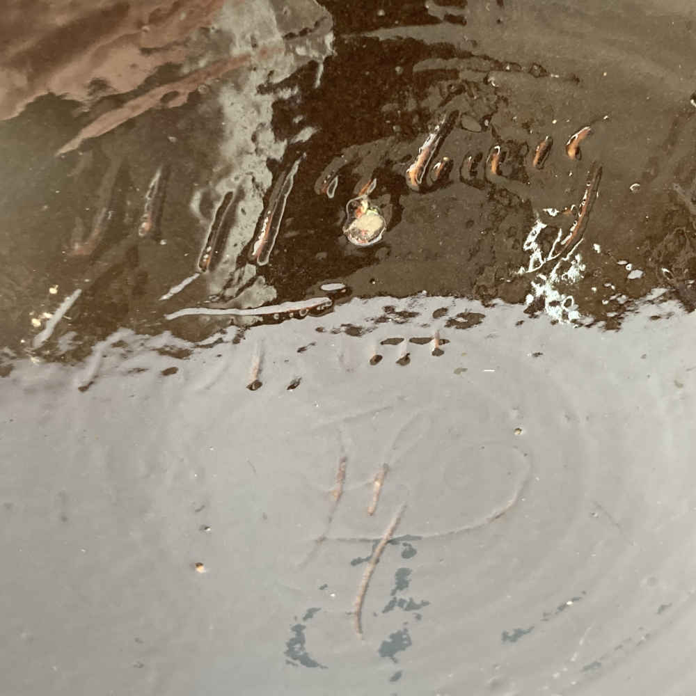 Signature de cerámique de Karl LODER-EYER : Steffiburg Thun LE.