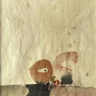 Karl MOSTBÖCK (* 1921, † 2013) – Acuarela de estilo informalista del año 1977