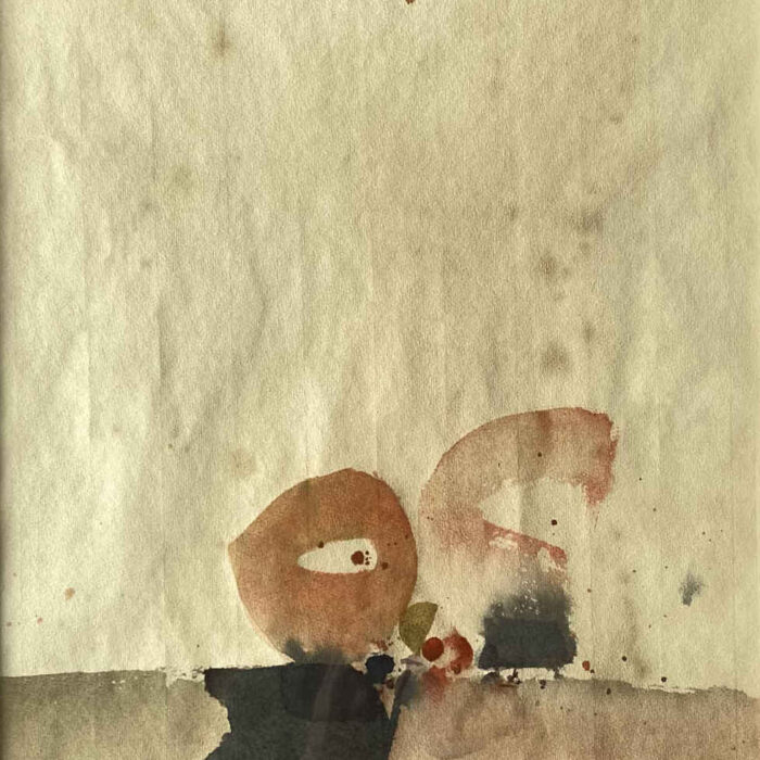 Karl MOSTBÖCK (* 1921, † 2013) – Aquarell im Stil des Informel aus dem Jahr 1977