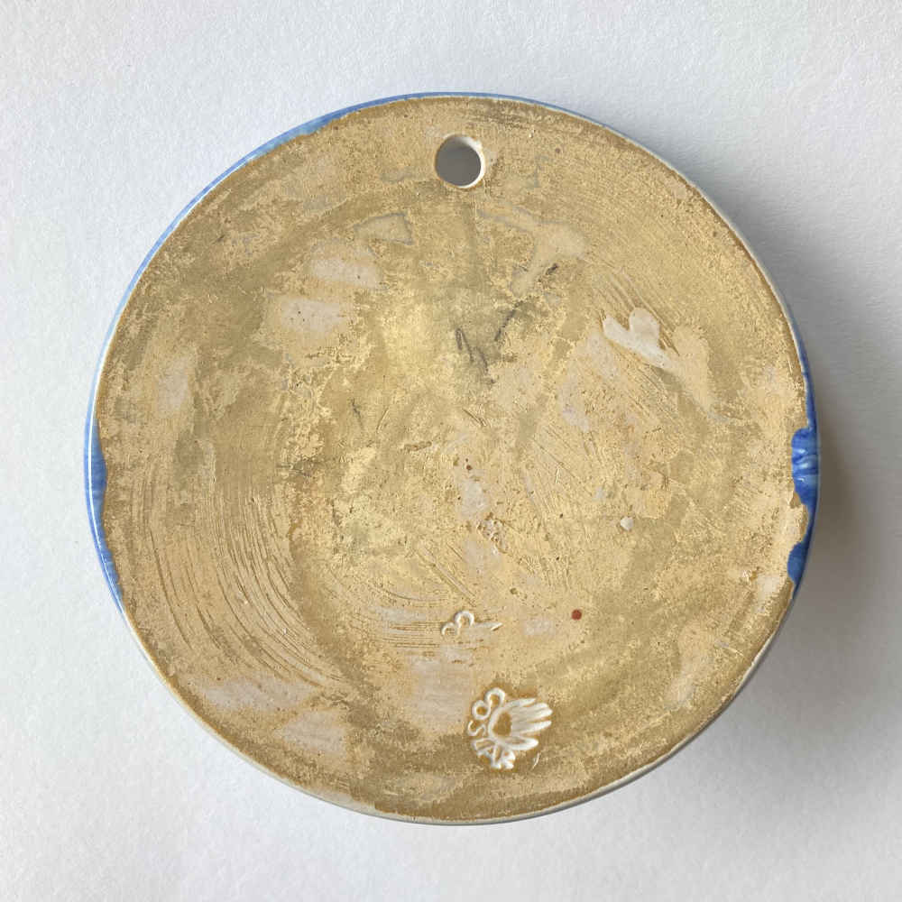 Kuno JASCHINSKI (* 1897, † 1954) - Vase mural rond - poterie d'atelier – Image 5